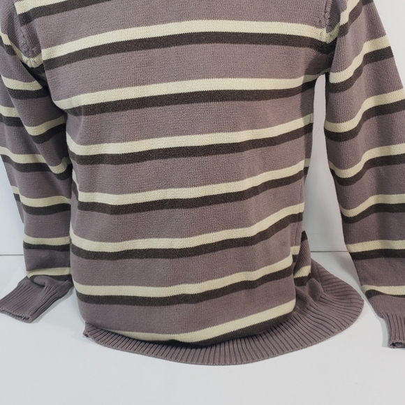 Element Brown Stripped Sweater - Picture 2 of 4